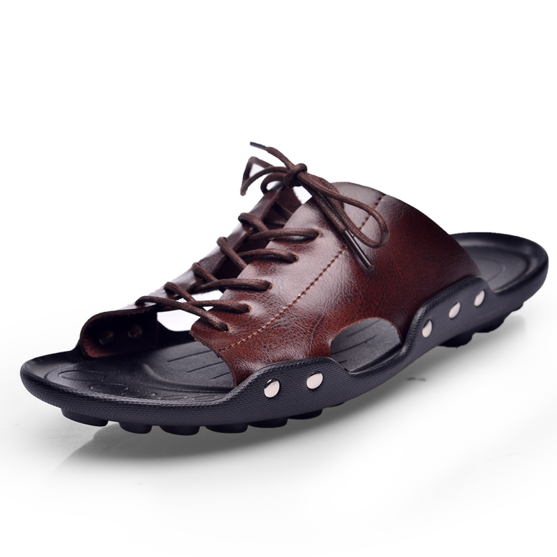 Summer Tide Mens Slippers Brit - Flip Flop Leather Men review and price