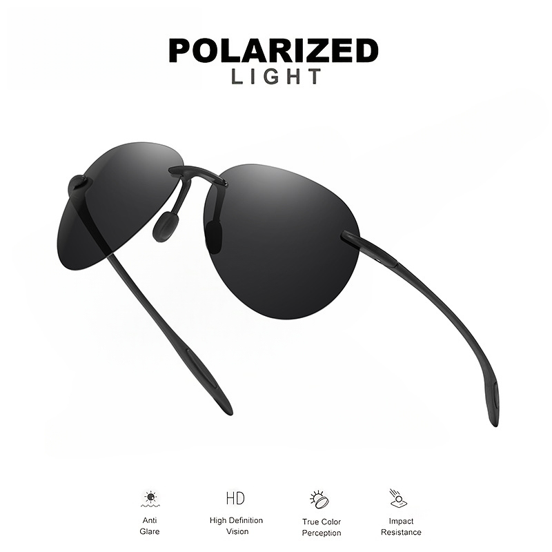 Ultra Light 12g TR90 Frameless - Sunglasses Aviator Polarized review and price