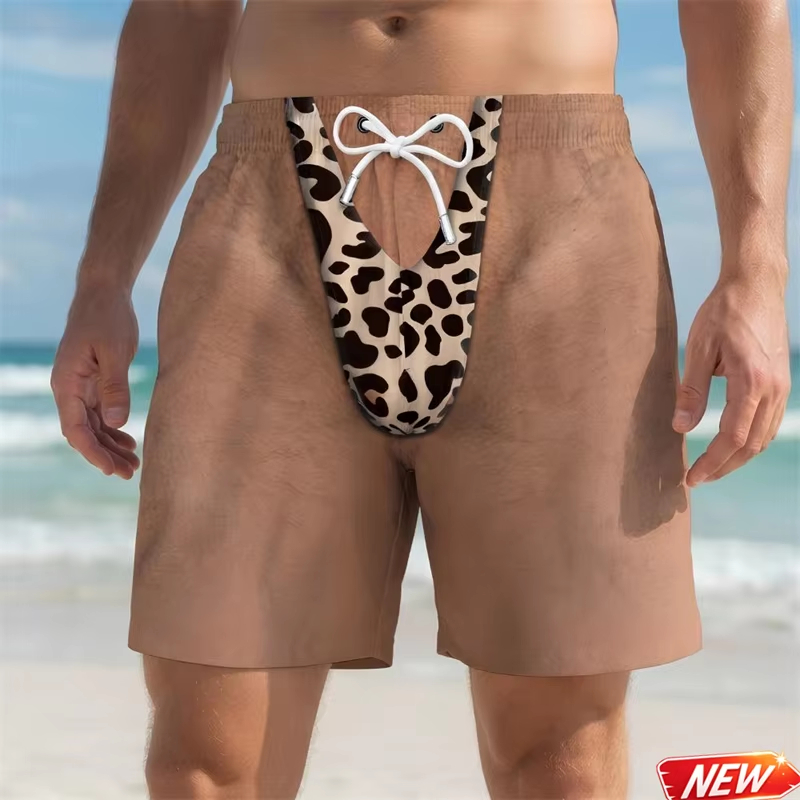 Funny Swim Trunks 3d Print Leo - Trunks Board Surf review and price