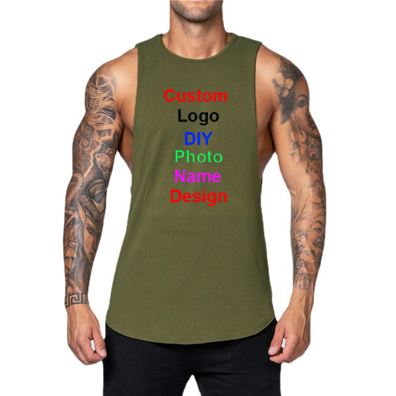 DIY Customized Logo Brand Gym  - Tank Top Muscle review and price