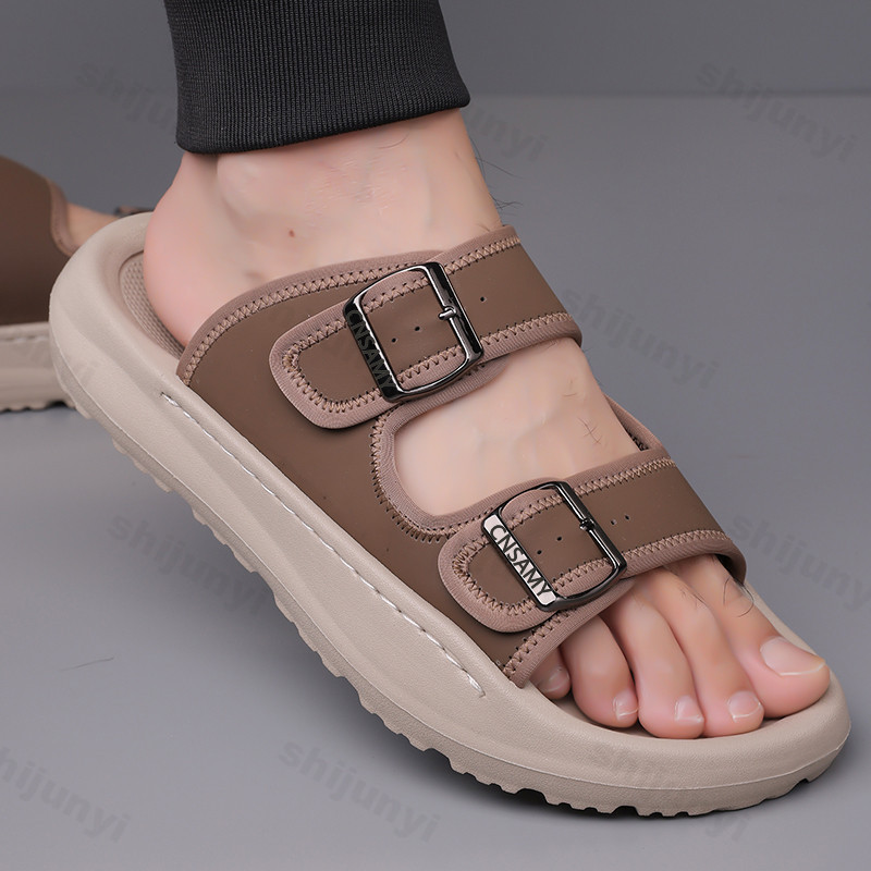 Men's Slippers 2025 Summer Bre - Flip Flop Leather Men review and price