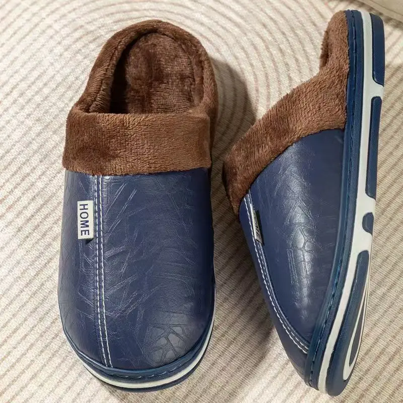 Men's Big Size Winter Slippers - Flip Flop Leather Men review and price