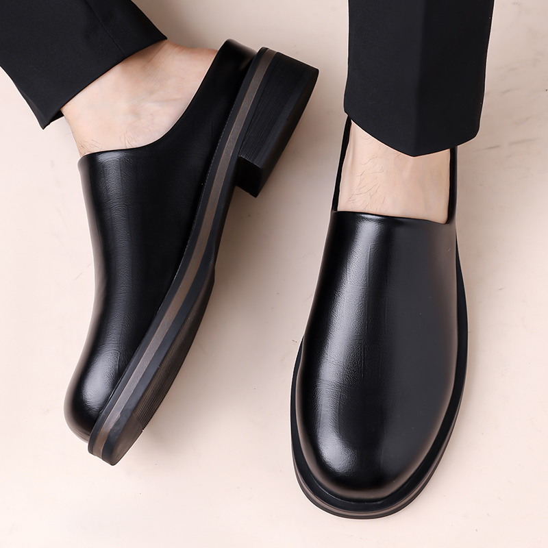 Men Slip-On Half Slippers, Thi - Flip Flop Leather Men review and price