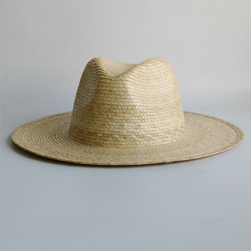 Classic natural palm leaf stra - Bucket Hat Straw review and price