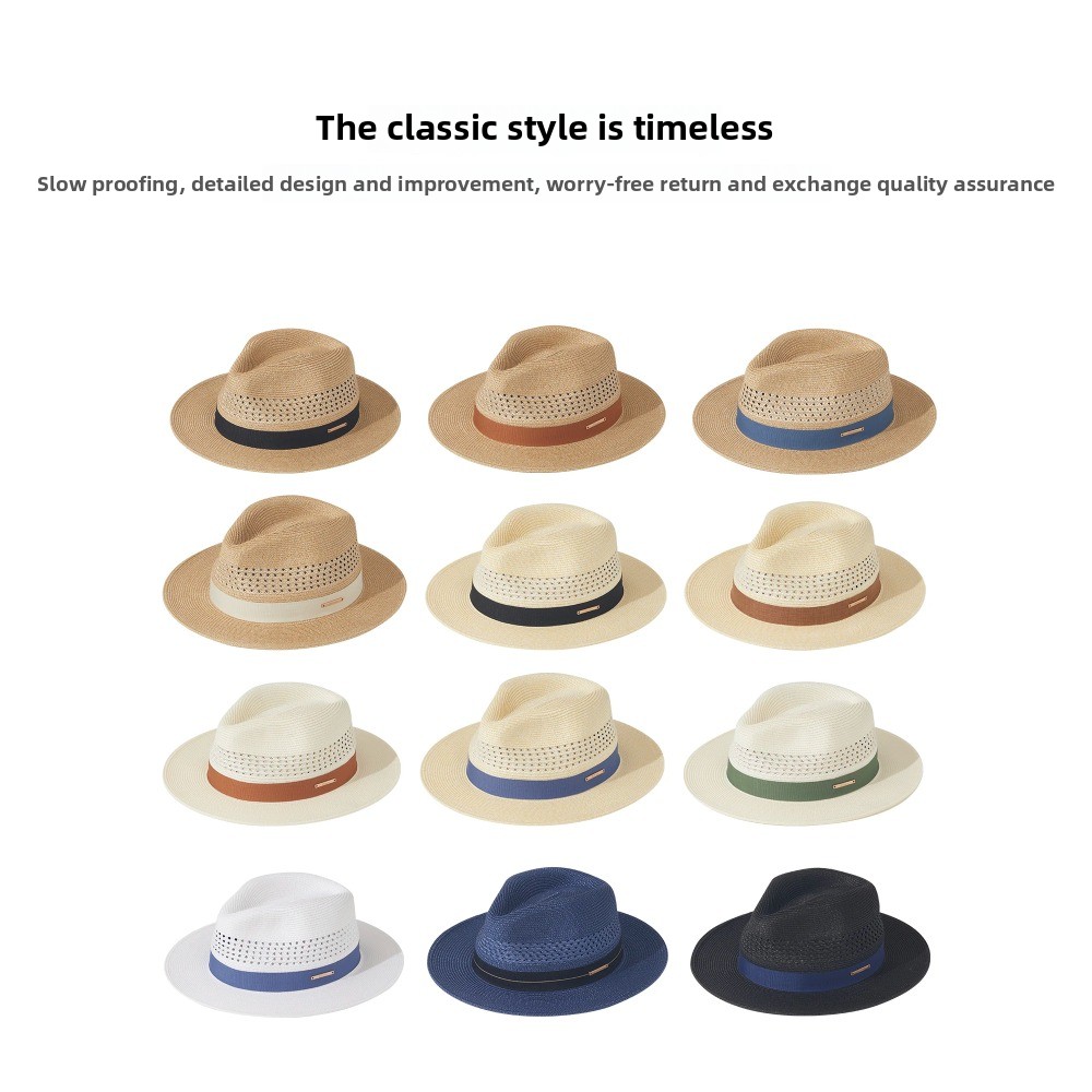 Big Size 60cm Panama Jazz Stra - Bucket Hat Straw review and price